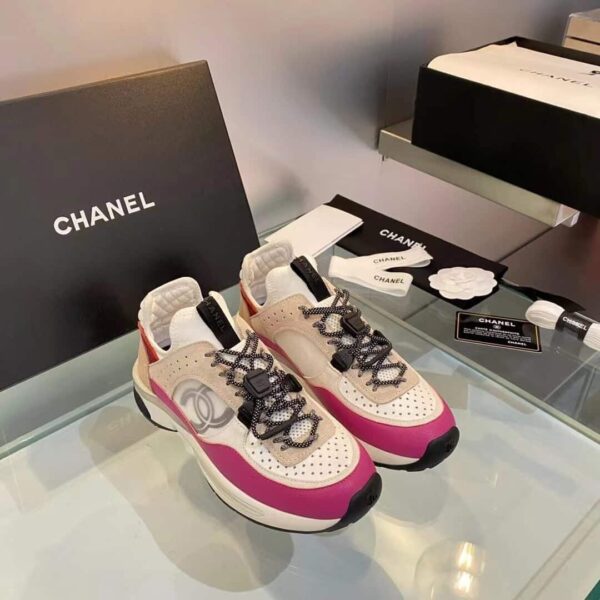 Chanel Women's Sneakers Pink For Women