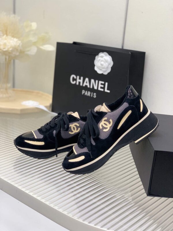 Chanel Women's Vintage Sneakers Black For Women