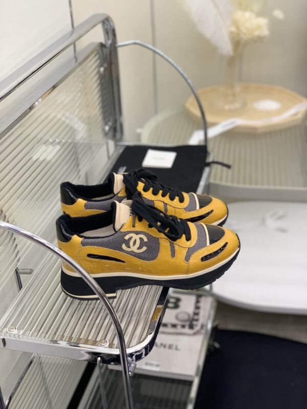 Chanel Women's Vintage Sneakers Yellow For Women