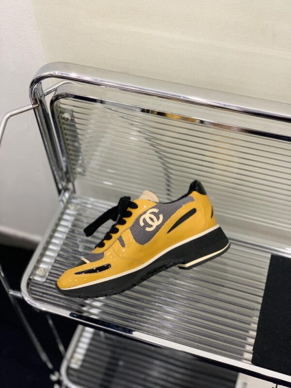 Chanel Women's Vintage Sneakers Yellow For Women
