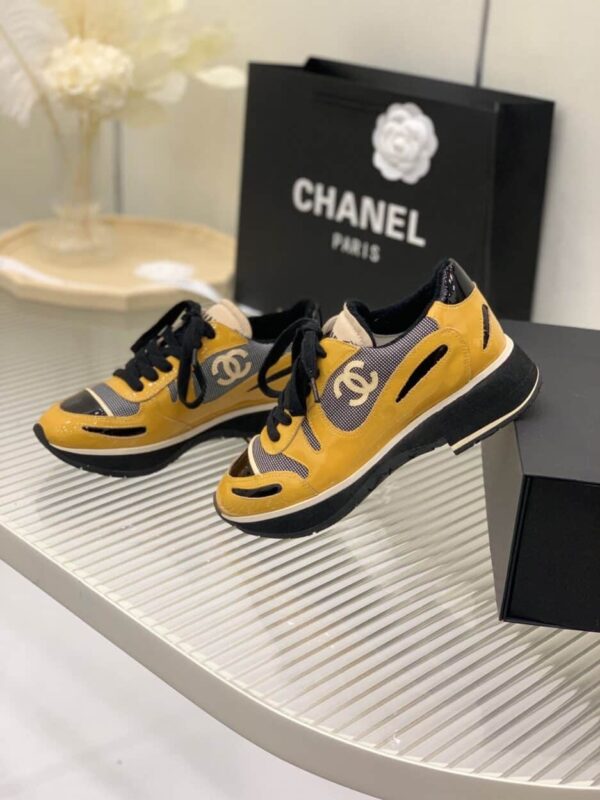 Chanel Women's Vintage Sneakers Yellow For Women