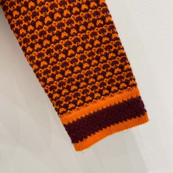 Chanel Wool Cardigan Orange For Women