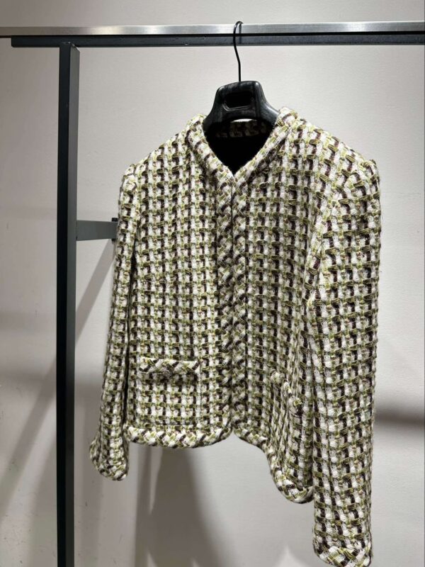 Chanel Woven Jacket Black For Women