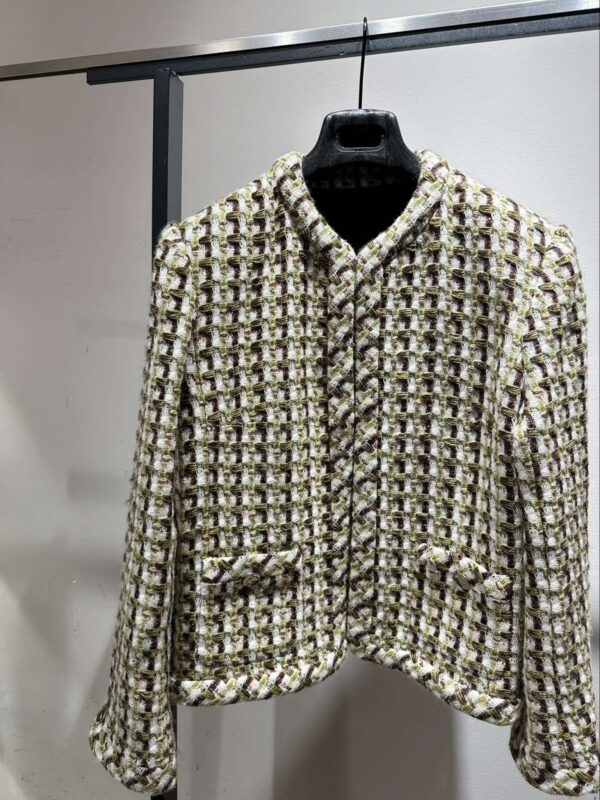 Chanel Woven Jacket Black For Women