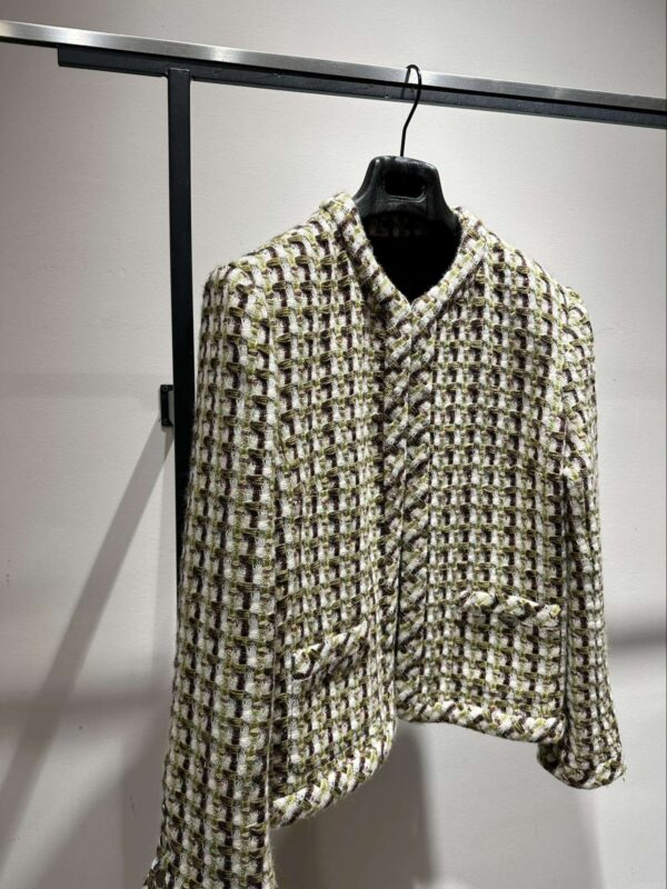Chanel Woven Jacket Black For Women