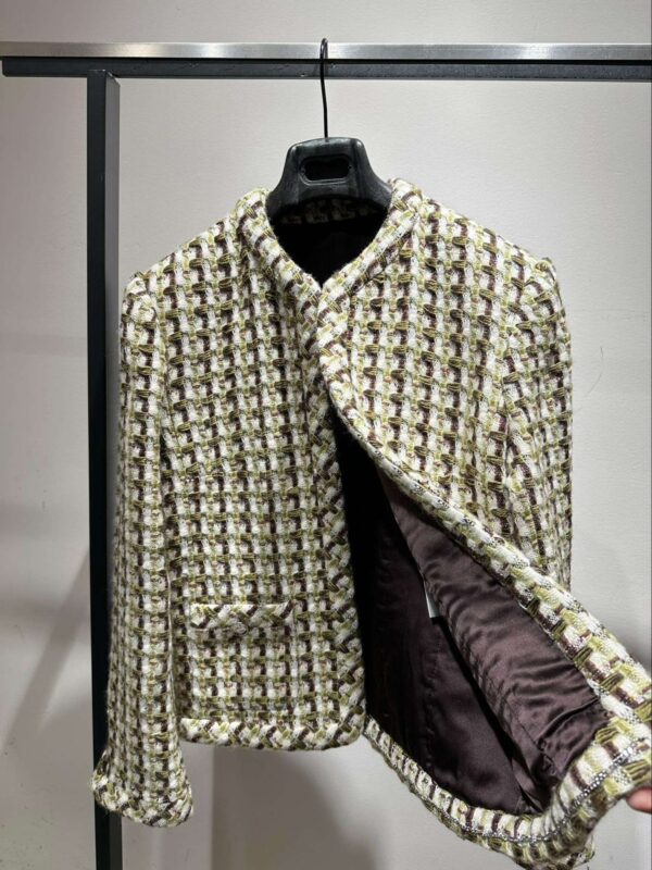 Chanel Woven Jacket Black For Women