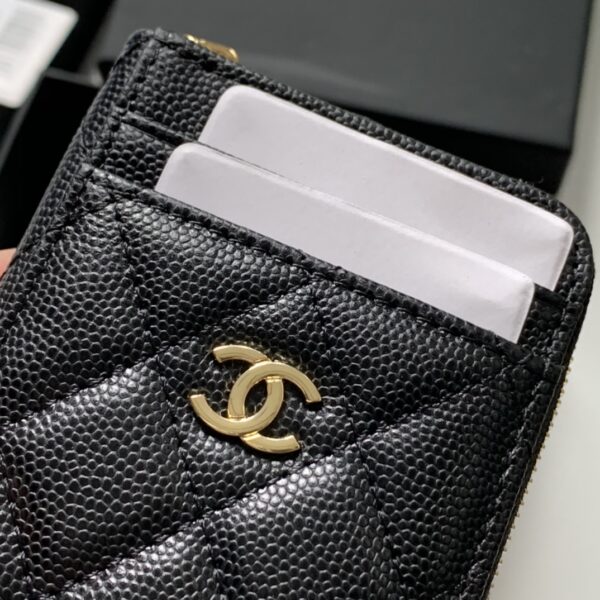 Chanel Zipped Coin Purse Black Bag For Women 10.9cm/4.3in