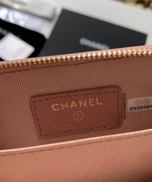 1:1 Replica Chanel Zipped Coin Purse Pink Bag For Women 10.9cm/4.3in AP1650 Y33352 NI687
