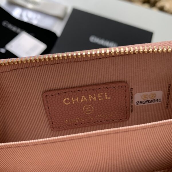 Chanel Zipped Coin Purse Pink Bag For Women 10.9cm/4.3in AP1650 Y33352 NI687