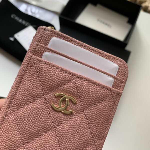 Chanel Zipped Coin Purse Pink Bag For Women 10.9cm/4.3in AP1650 Y33352 NI687