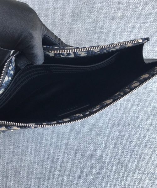 1:1 Replica Christian Dior A5 Pouch Black Unisex 10.5in/27cm CD 2ESCA338YSE_H03E
