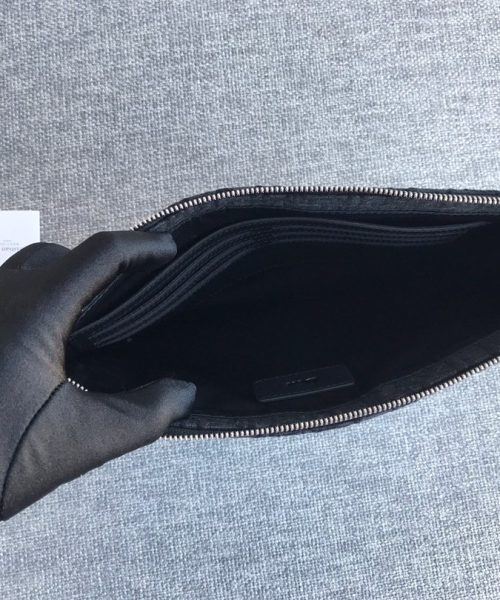 1:1 Replica Christian Dior A5 Pouch Black Unisex 10.5in/27cm CD 2ESCA338YSE_H03E
