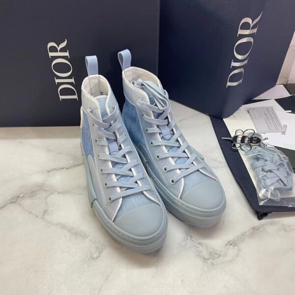 Christian Dior B23 High-Top Sneaker Blue For Women CD