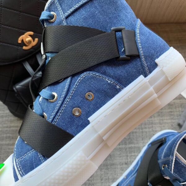 Christian Dior B23 High-Top Sneaker Blue For Women CD