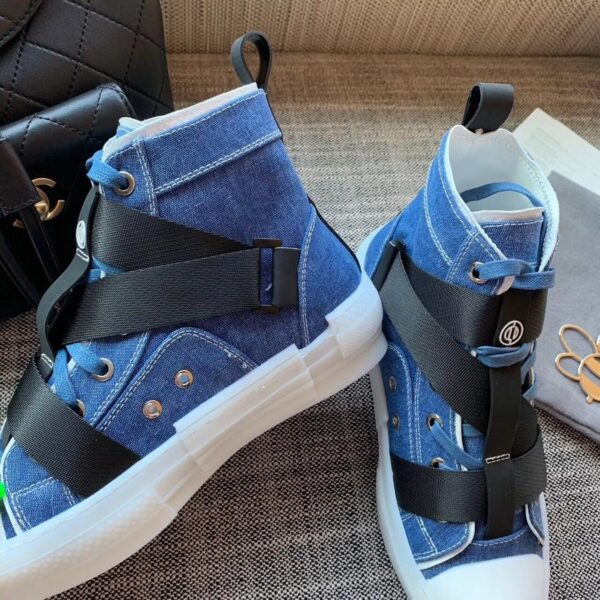 Christian Dior B23 High-Top Sneaker Blue For Women CD