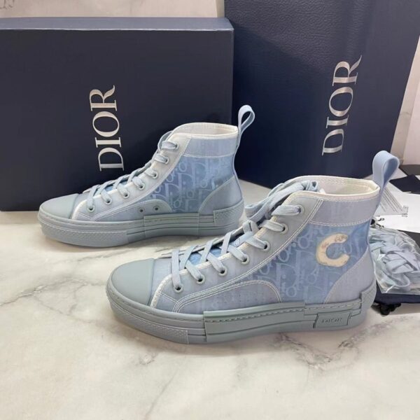 Christian Dior B23 High-Top Sneaker Blue For Women CD