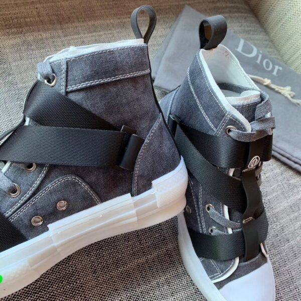 Christian Dior B23 High-Top Sneaker Gray For Women CD