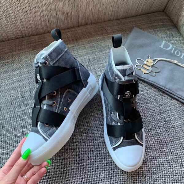 Christian Dior B23 High-Top Sneaker Gray For Women CD