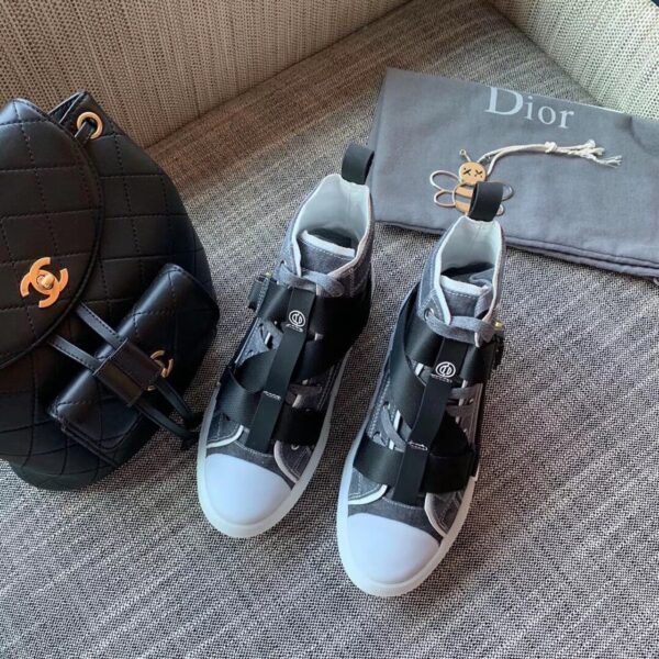 Christian Dior B23 High-Top Sneaker Gray For Women CD
