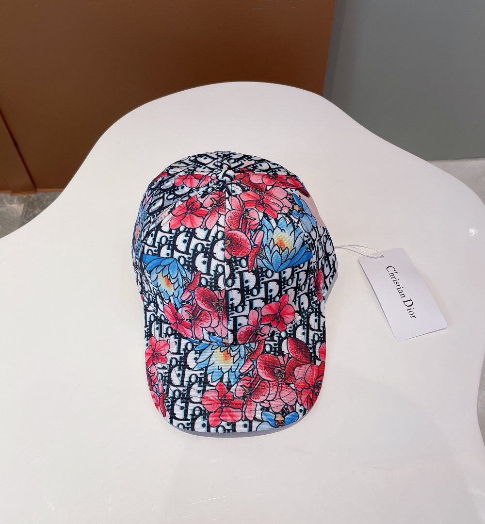 Christian Dior Baseball Cap White/Black Cap