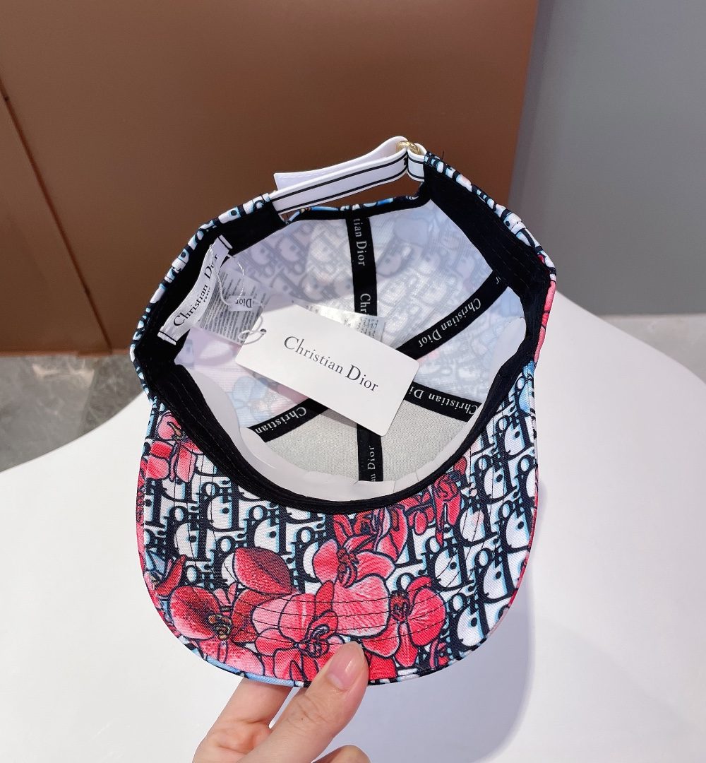 Christian Dior Baseball Cap White/Black Cap