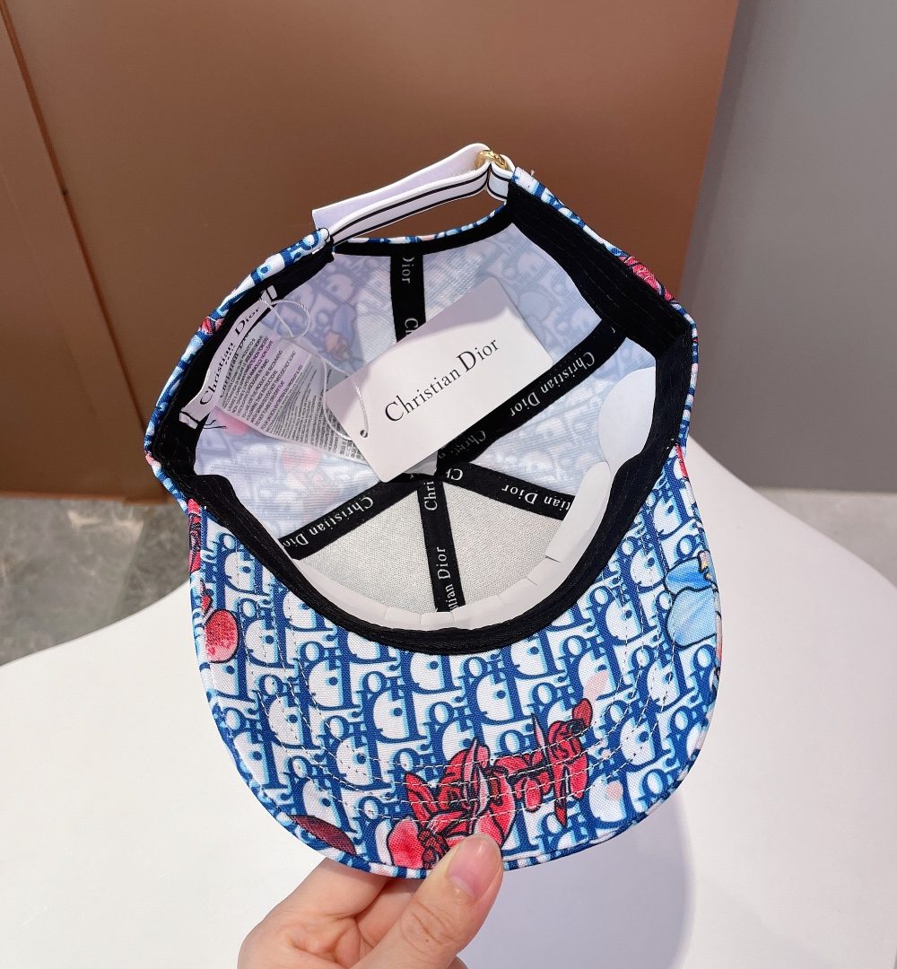 Christian Dior Baseball Cap White/Blue Cap