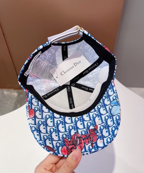 Christian Dior Baseball Cap White/Blue Cap