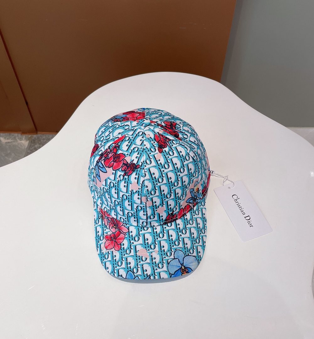 Christian Dior Baseball Cap White/Light Blue Cap