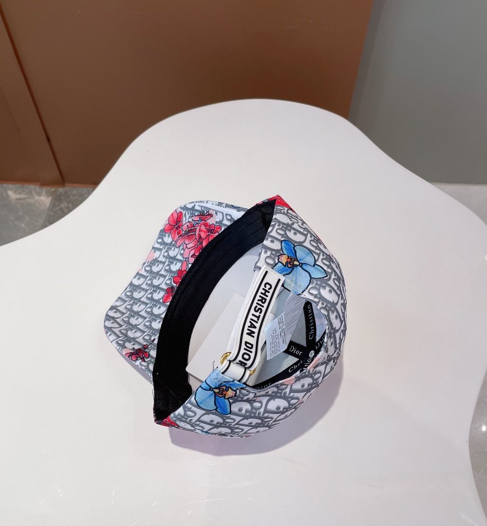 Christian Dior Baseball Cap White/Pink Cap