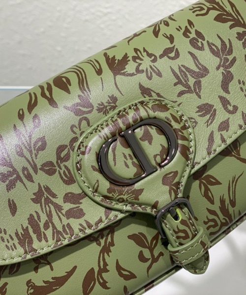 1:1 Replica Christian Dior Bobby East-West Bag Green, For Women, Women’s Handbags 8.5in/21cm CD