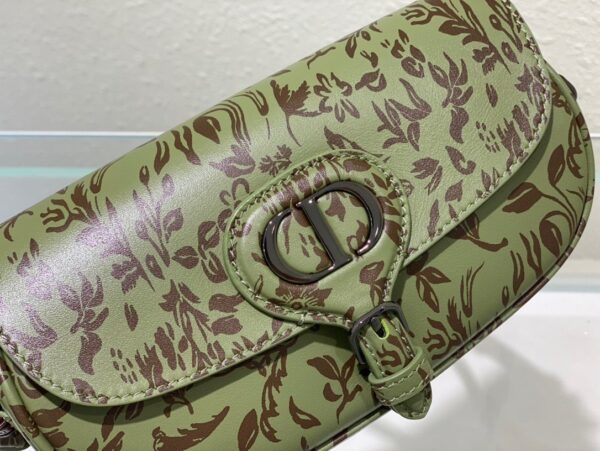 1:1 Replica Christian Dior Bobby East-West Bag Green, For Women, Women’s Handbags 8.5in/21cm CD
