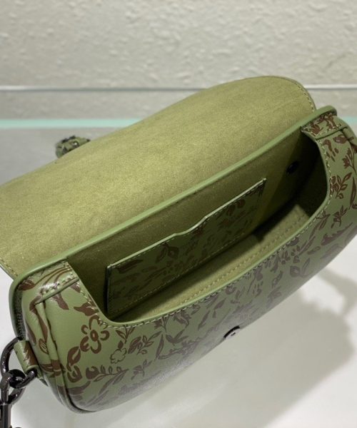 1:1 Replica Christian Dior Bobby East-West Bag Green, For Women, Women’s Handbags 8.5in/21cm CD