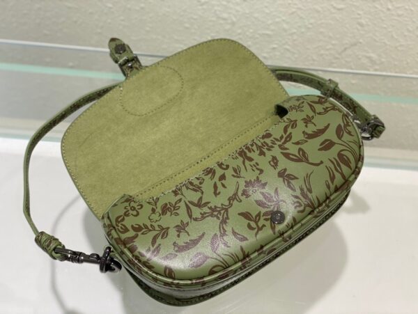 1:1 Replica Christian Dior Bobby East-West Bag Green, For Women, Women’s Handbags 8.5in/21cm CD