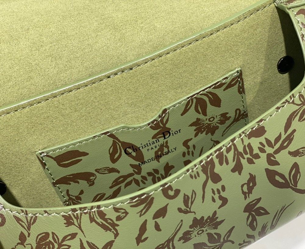 1:1 Replica Christian Dior Bobby East-West Bag Green, For Women, Women’s Handbags 8.5in/21cm CD