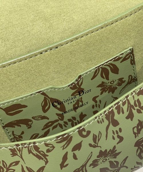 1:1 Replica Christian Dior Bobby East-West Bag Green, For Women, Women’s Handbags 8.5in/21cm CD