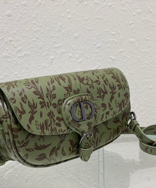1:1 Replica Christian Dior Bobby East-West Bag Green, For Women, Women’s Handbags 8.5in/21cm CD