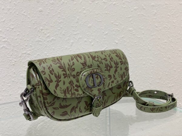 1:1 Replica Christian Dior Bobby East-West Bag Green, For Women, Women’s Handbags 8.5in/21cm CD