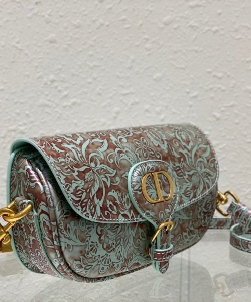 1:1 Replica Christian Dior Bobby East-West Bag Turquoise, For Women, Women’s Handbags 8.5in/21cm CD