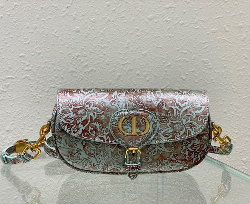 1:1 Replica Christian Dior Bobby East-West Bag Turquoise, For Women, Women’s Handbags 8.5in/21cm CD