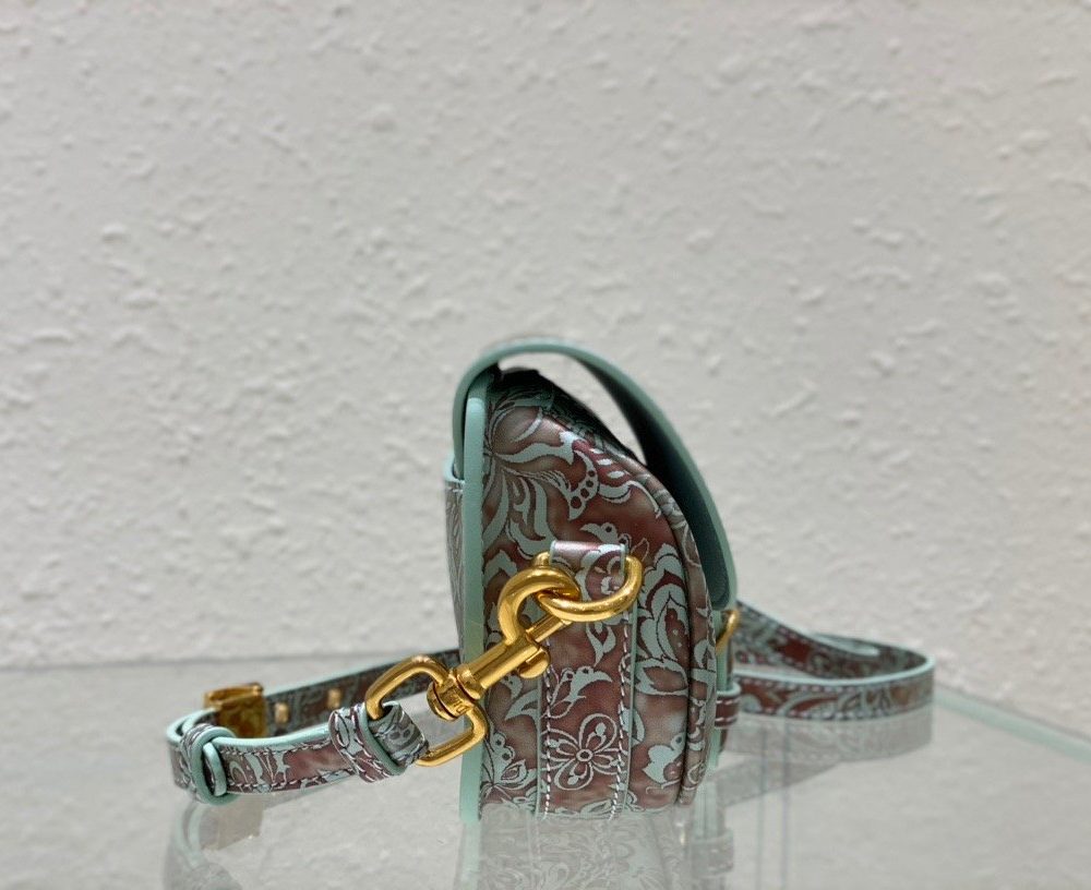 1:1 Replica Christian Dior Bobby East-West Bag Turquoise, For Women, Women’s Handbags 8.5in/21cm CD