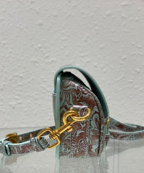 1:1 Replica Christian Dior Bobby East-West Bag Turquoise, For Women, Women’s Handbags 8.5in/21cm CD