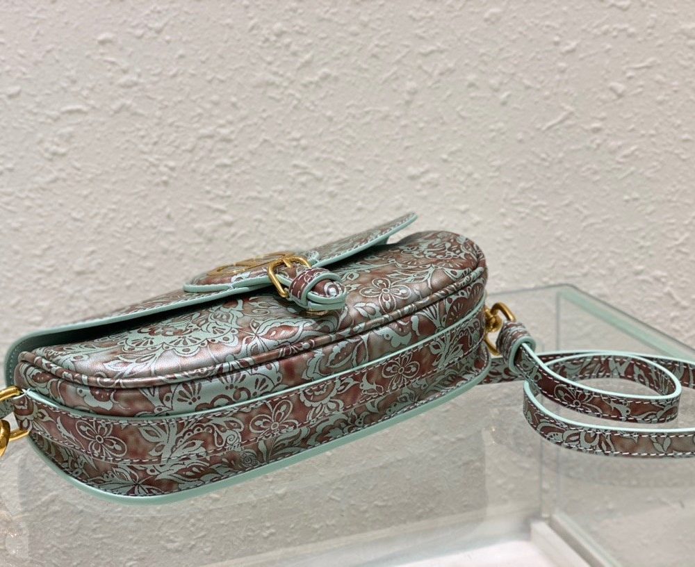 1:1 Replica Christian Dior Bobby East-West Bag Turquoise, For Women, Women’s Handbags 8.5in/21cm CD