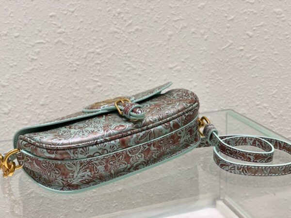 1:1 Replica Christian Dior Bobby East-West Bag Turquoise, For Women, Women’s Handbags 8.5in/21cm CD