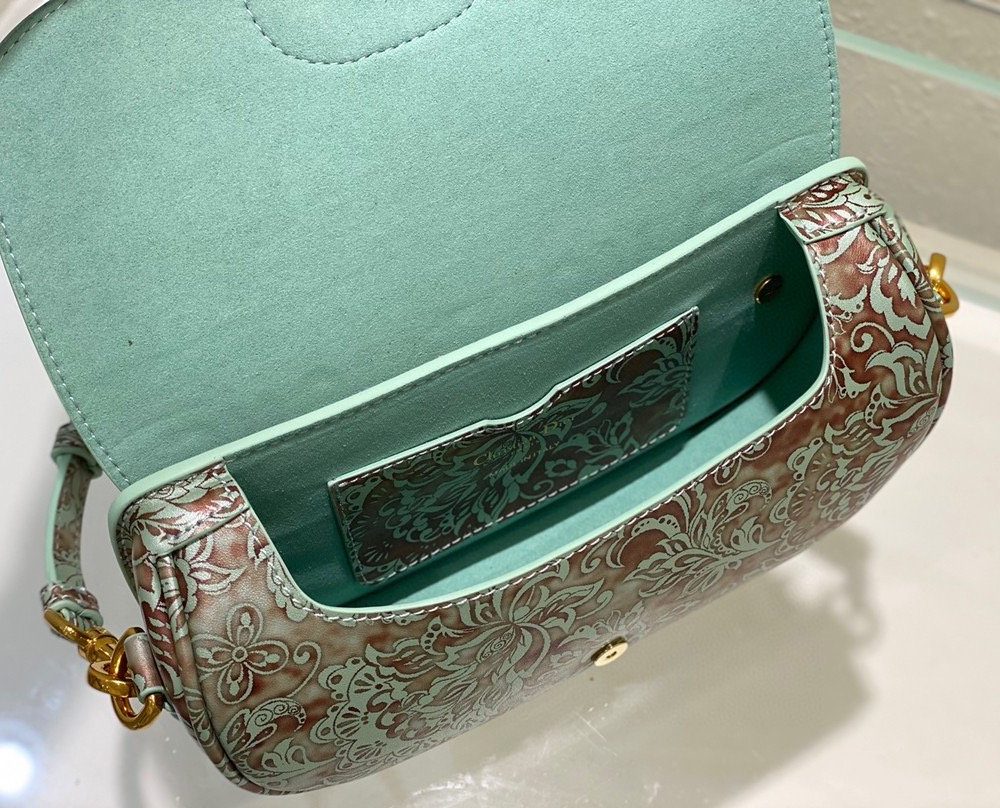 1:1 Replica Christian Dior Bobby East-West Bag Turquoise, For Women, Women’s Handbags 8.5in/21cm CD
