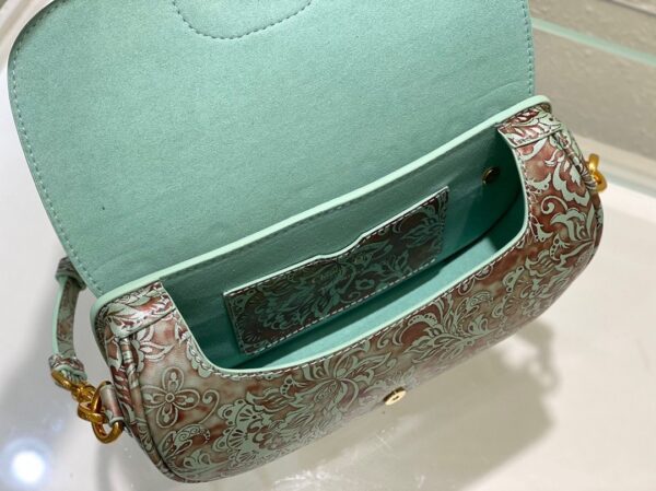1:1 Replica Christian Dior Bobby East-West Bag Turquoise, For Women, Women’s Handbags 8.5in/21cm CD