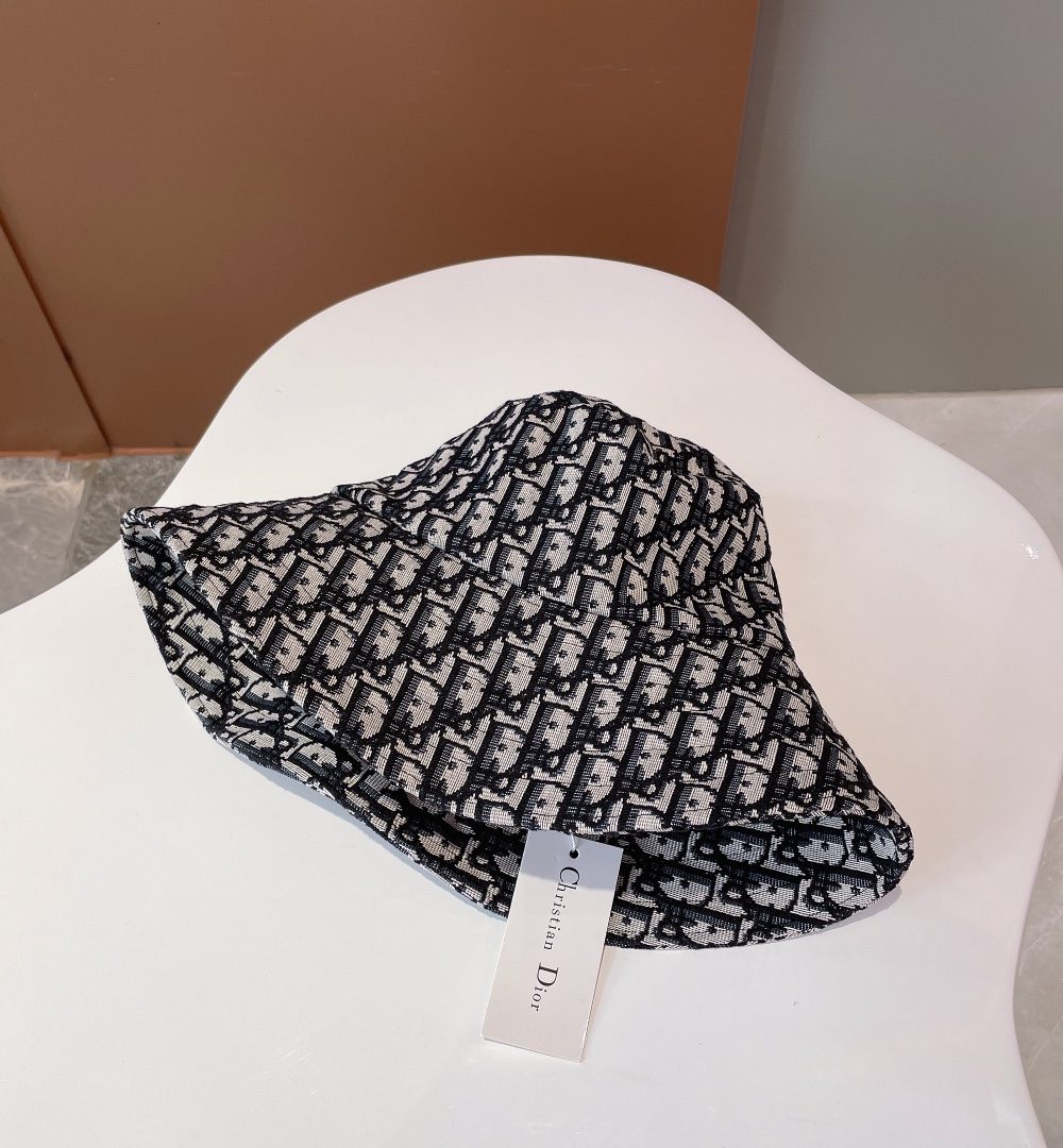Christian Dior Bucket Hat Black Hat