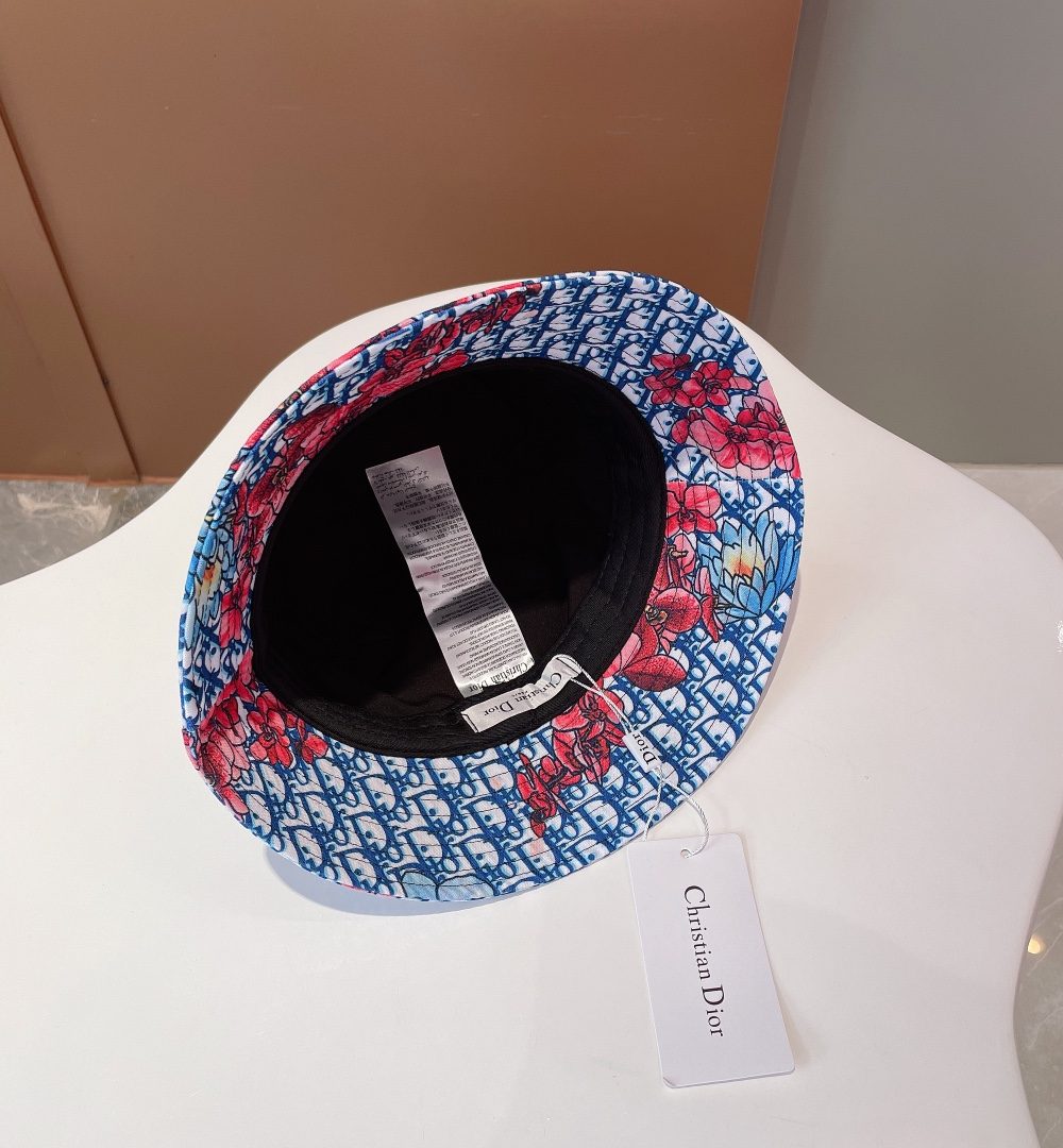 Christian Dior Bucket Hat Blue Hat