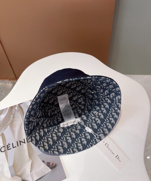 Christian Dior Bucket Hat Dark Blue Hat