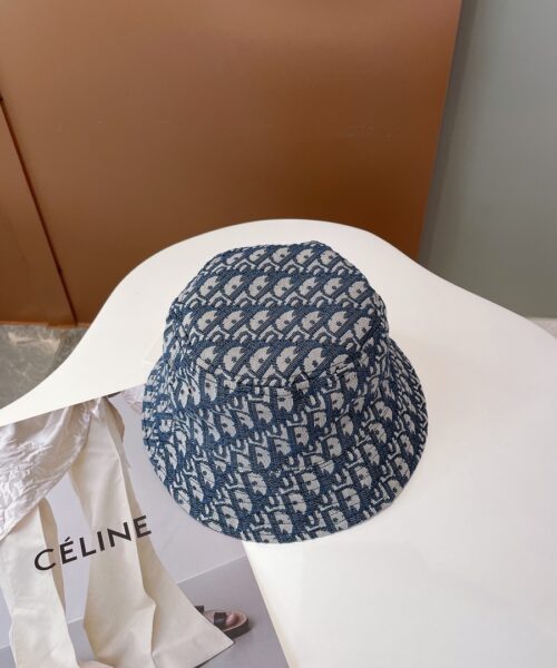 Christian Dior Bucket Hat Dark Blue Hat