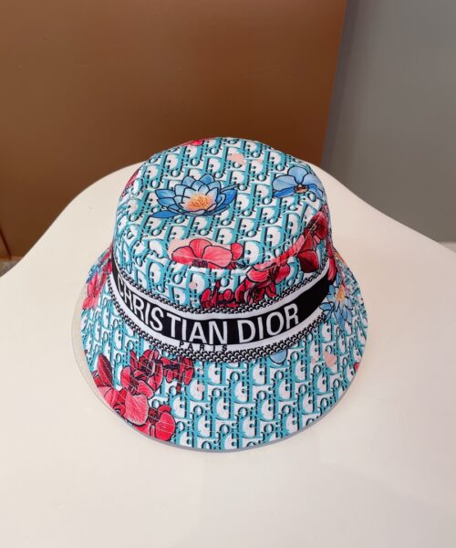 Christian Dior Bucket Hat Light Blue Hat